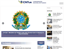 Tablet Screenshot of cntur.com.br